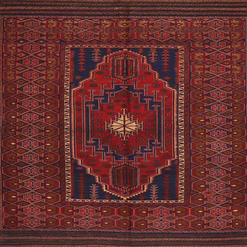 Southwestern Indoor Rug, Round 5'