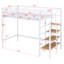 Lit mezzanine simple pour enfants Alysse