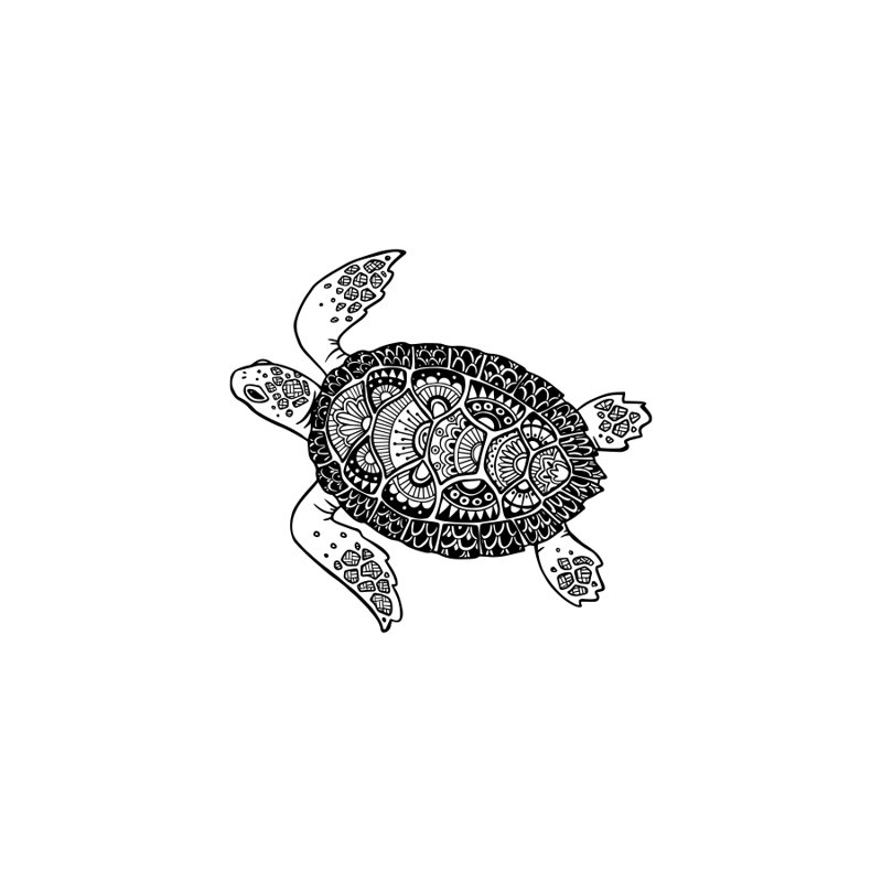 Décalcomanie murale autocollant en écaille tortue, Noir