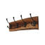 Portemanteaux en bois d'acacia Live Edge