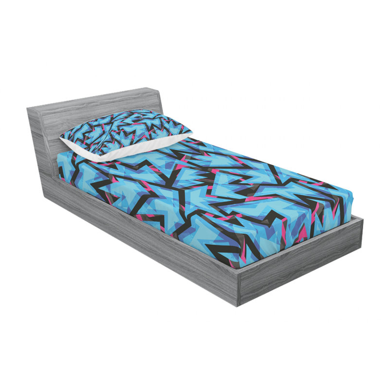 Microfiber Sheet Set, Twin Sheet Set with Fitted Sheet
