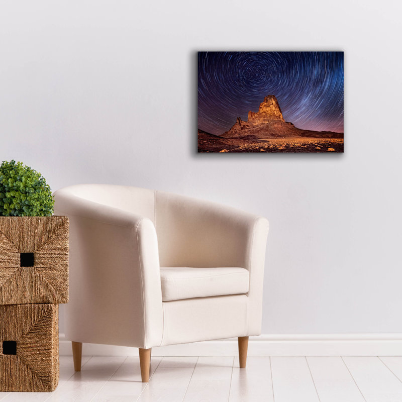  «Canyou Night Lights 1» par David Drost, art mural sur toile, 26 po x 18 po