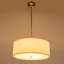 Luminaire suspendu tambour 4 lumières Latrinia