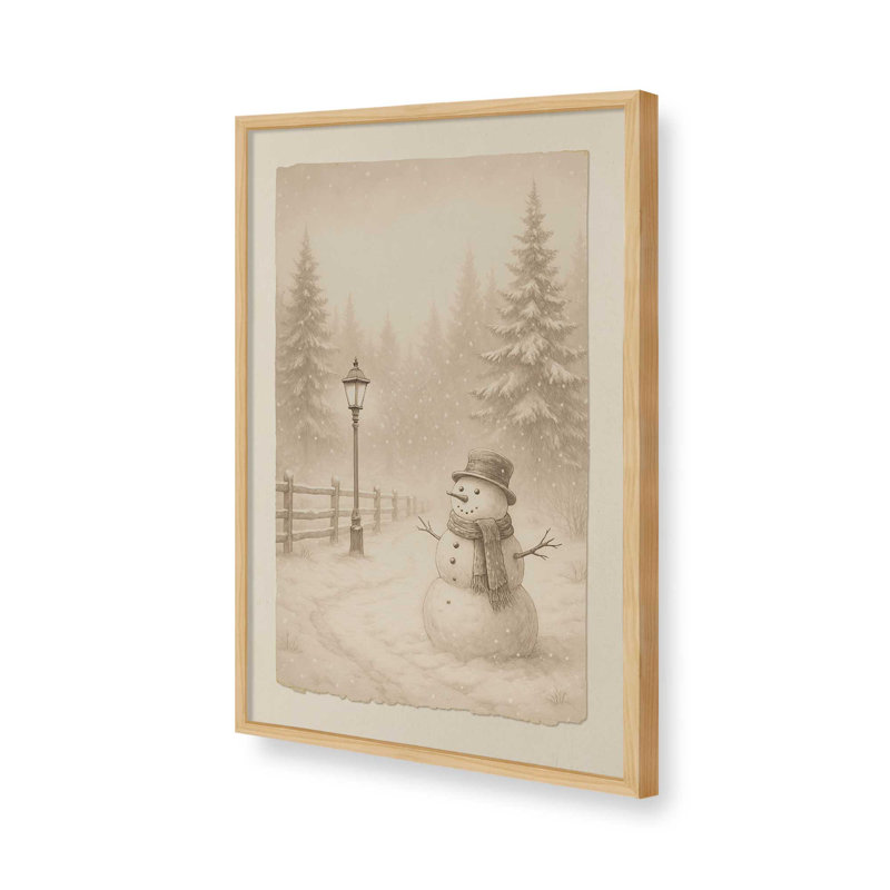 «Whispers of Winter», reproduction d'art, 16 po x 20 po, Érable américain