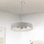 Lustre cylindrique 1 lumière à abat-jour Silke-1681357540