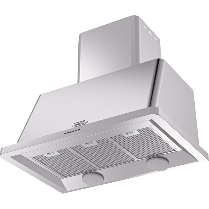 ILVE Majestic II 36 in Range Hood, Stainless Steel/Satin