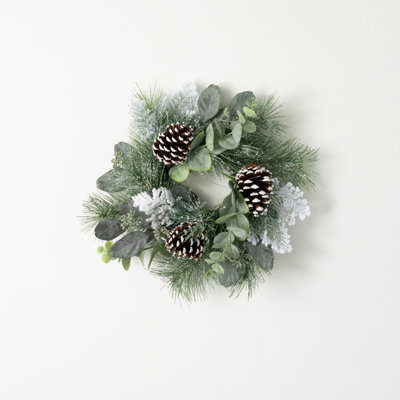 Faux Pine Wreath