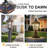 Solar Post Light Outdoor Class Black Aluminum Hg(2 Pack)-1709883455