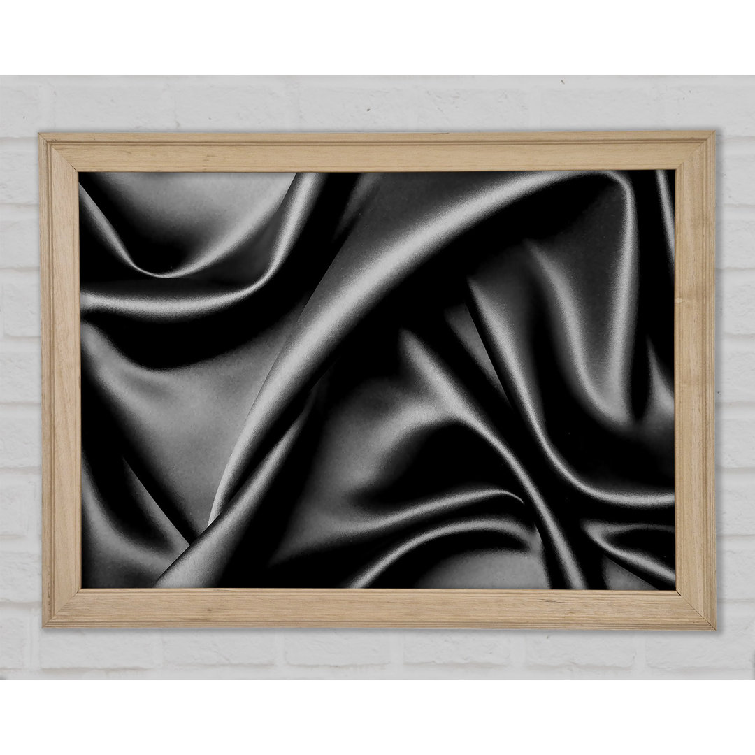 Gerahmtes Wandbild Silk Black