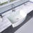 30 " L Single Bowl Ceramic and Stainless Steel Kitchen Sink