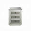 Table de chevet avec trois tiroirs Glam Style