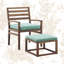 Chaise de patio avec coussins et repose-pieds-1782776292