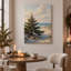 Décoration murale sur toile décorée, arbre sur une plage de sable-489363529