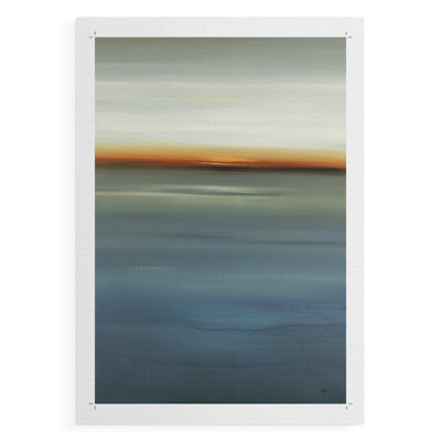 «Beside the Blue I», impression sur toile seulement - non encadrée