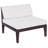 Paille 96 " W Solid Wood Patio Sectional with Cushions