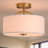 Olida Fabric Semi Flush Mount