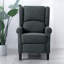 Fauteuil inclinable rembourré avec accoudoirs manuels en bois massif chauffant-397452450