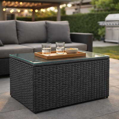 Table basse en osier
