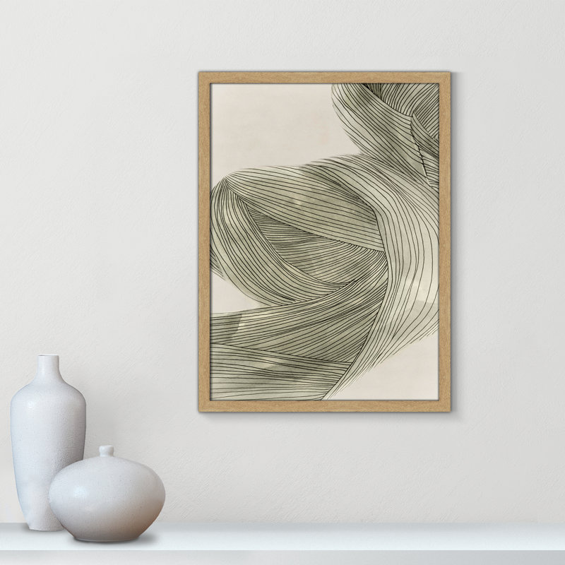 Anelis "Dreaming in Pastel II" Painting, 23" H x 17" W x 0.75" D, Natural