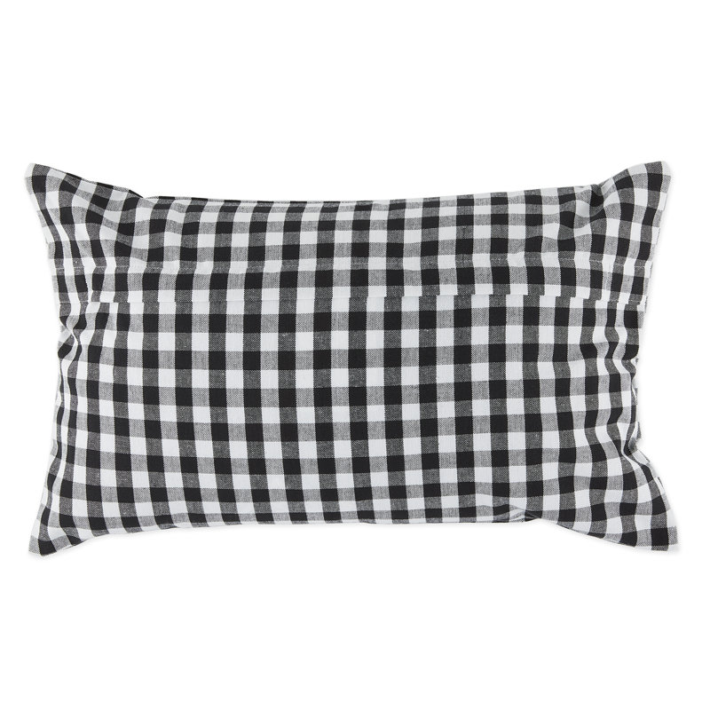 Assorted Black and White Cotton Pillow Covers Set of 4