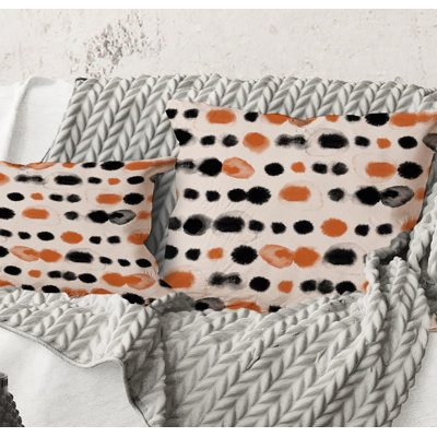 Polka Dots Throw Pillow