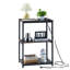 Table de bout à 3 niveaux Ortha avec station de charge, table d'appoint étroite avec ports USB et prise de courant pour la chambre à coucher du salon-236145464