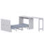 Lit simple escamotable avec commode à hauteur réglable et commode escamotable Murphy-1568268807