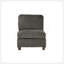 Ensemble de canapé modulaire en chenille gris 6 pièces