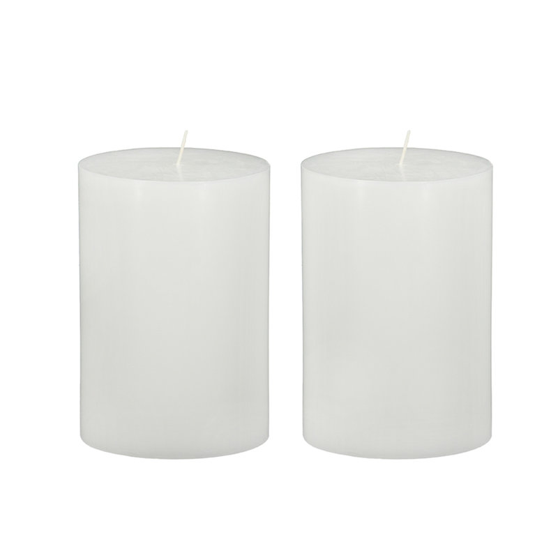 2PK Unscented Soy Wax Candle, White