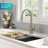 KRAUS Oletto Touchless Sensor Pull-Down Single Handle Kitchen Faucet-90791047