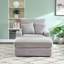 Ensemble de fauteuils avec repose-pieds et repose-pieds de 39 pouces - canapé simple confortable-464397100
