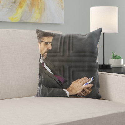 Housse et insert de coussin carré Business