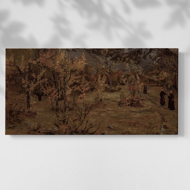 Série paysage - DCCL XXII - Toile tendue avec châssis tendue, prête à être accrochée, H 17 po x l 33 po