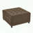Square Storage Ottoman with Tufted Design and Nailhead Trim-1530375660