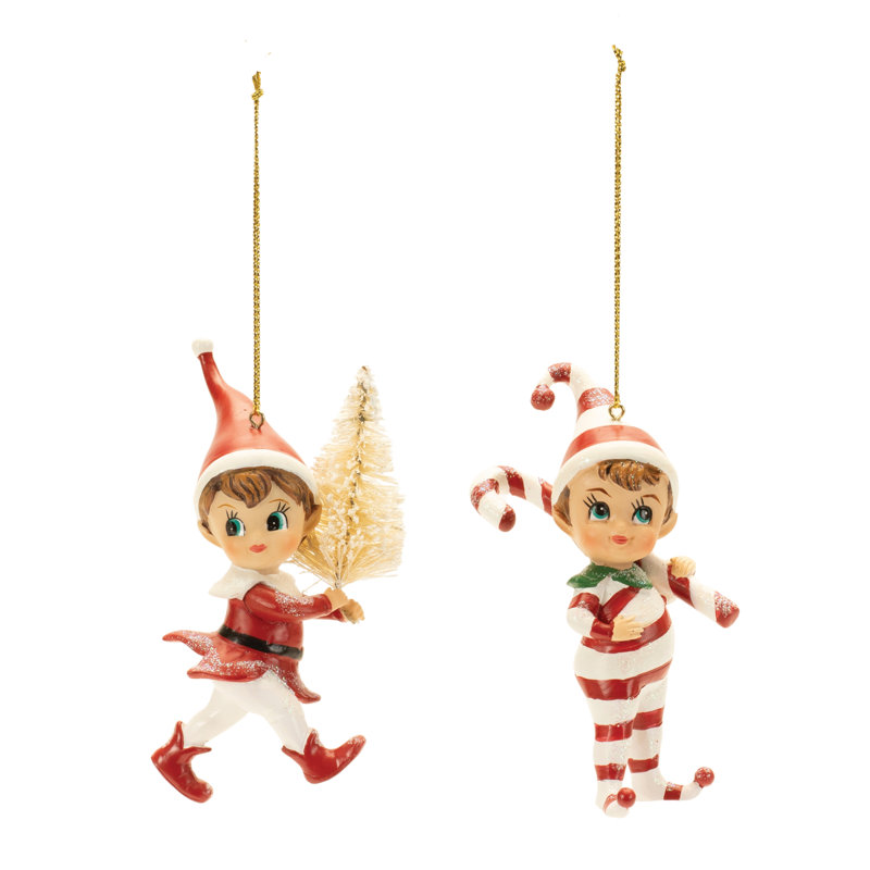Ornement Elf du Père Noël