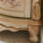 European style hand-painted corner bookcase