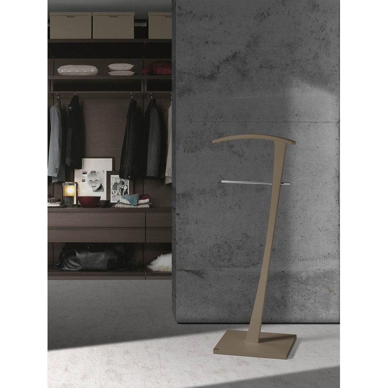 Rivero Freestanding Valet Stand, Moka