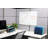 Mind Reader Dry Erase Magnetic White Board, Wall Mount with Eraser Marker Shelf, 35.5"L x 23.5"W x 0.5"D