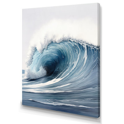 Ocean Wave Movement III - Modern Beach Wall Art