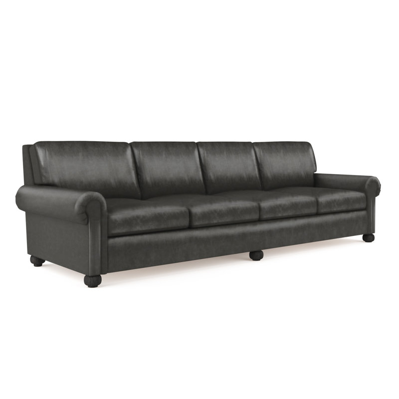 Leroy Sofa, 36" H x 120" W x 49" D, Pumice Velvet 