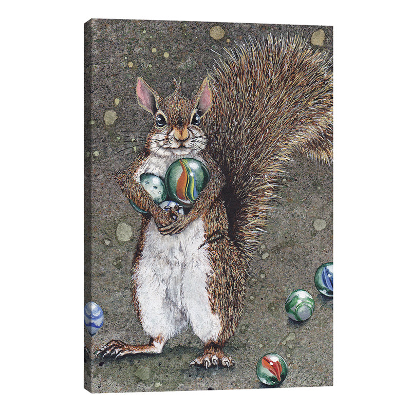 Totally Marbles 1 Piece Wrapped Canvas Painting, 66.04 cm H x 45.72 cm W x 3.175 cm D
