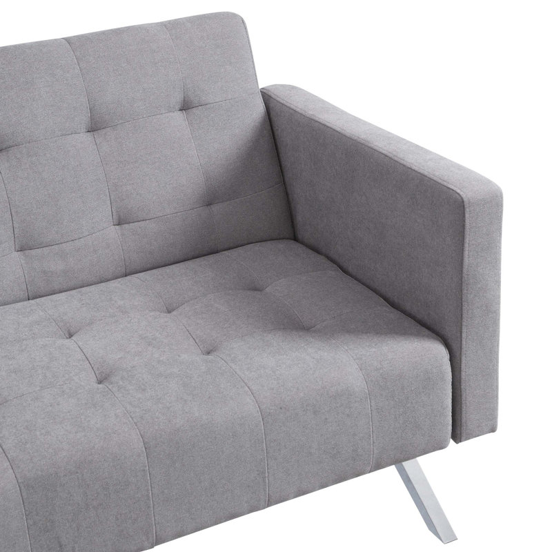 Canapé-lit Canapé-lit convertible gris clair pliable