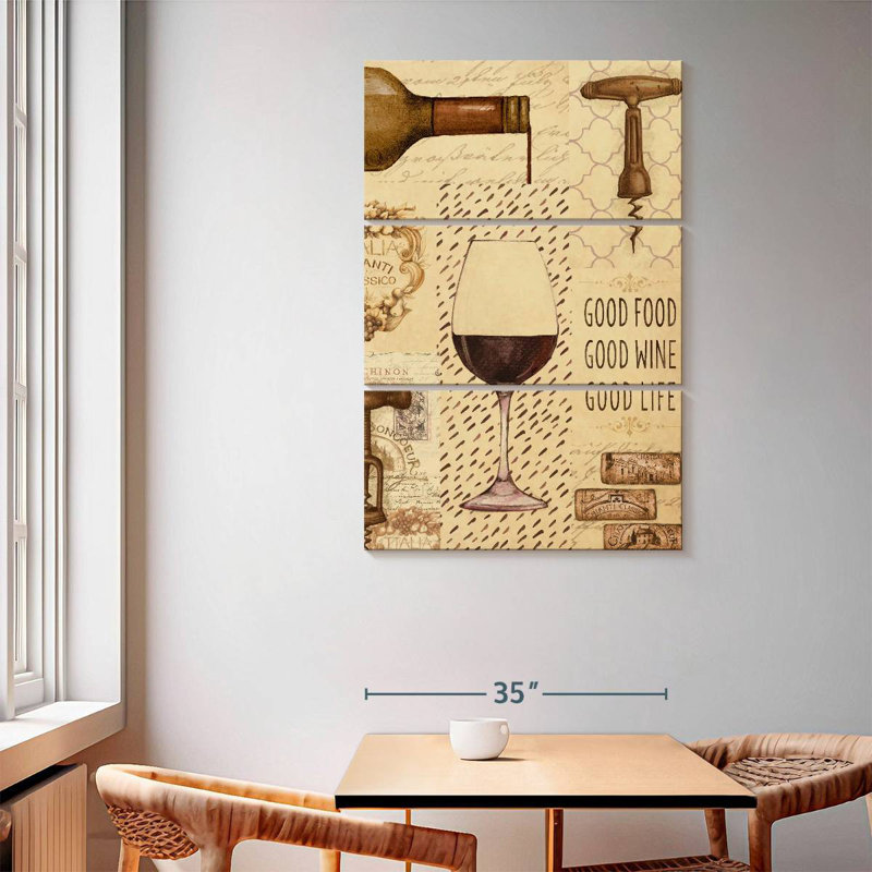 Collage de verres à vin Yarlin, H 65 po x l 42 po