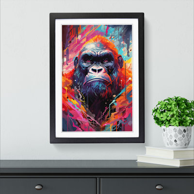Gorilla Futurism No.2 - Framed Print