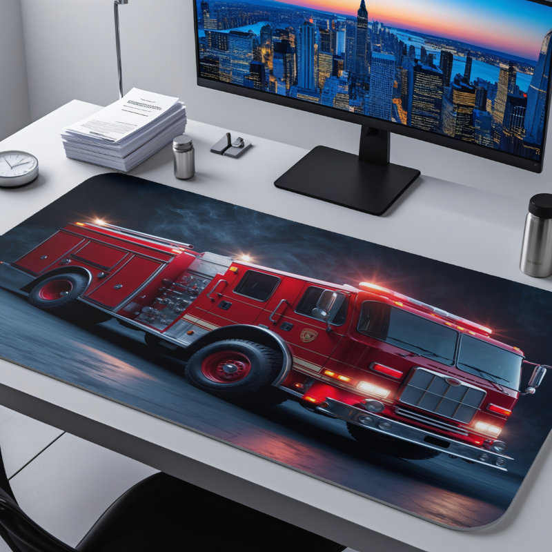 Polyester Desk Pad, 31.5x15.5