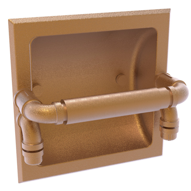 Porte-papier hygiénique encastré Bayer, Bronze brossé