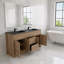Ensemble de meuble-lavabo double l 59 po Anaheid