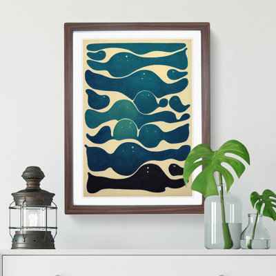Retro Abstract Art No.7 - Framed Print