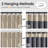 100% Blackout Curtains Polyester Faux Linen Fabric Pinch Pleated Drapes With 20 Hooks Blackout Curtains For Bedroom/Living Room ( 2 Panels Set)-1952807661-1952807663