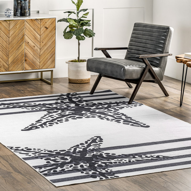Tapis lavable à la machine Starfish SpinClean, Rectangle de 5 pi x 8 pi
